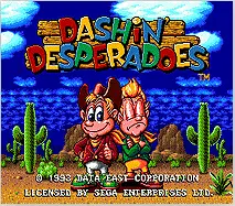 Dashin Desperadoes 16 бит MD игровая карта для 16 бит Sega megadrive Genesis игровая консоль