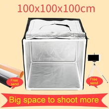 100*100CM Photo Studio Light Tent Lightbox Photography Softbox Shooting Light Box With Free Gift