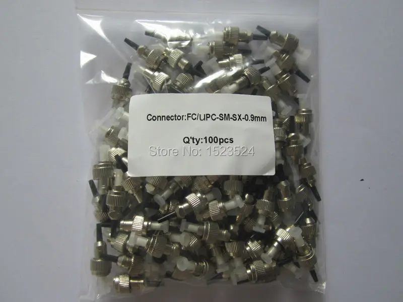 100pcs/lot 0.9mm FC/UPC Polish Single-mode Simplex
