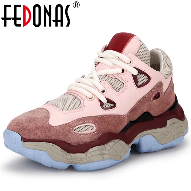 

FEDONAS 2020 Spring Summer Brand Quality Genuine Leather Women Flats Cross Tied Comfortable Women Sneakers Casual Shoes Woman