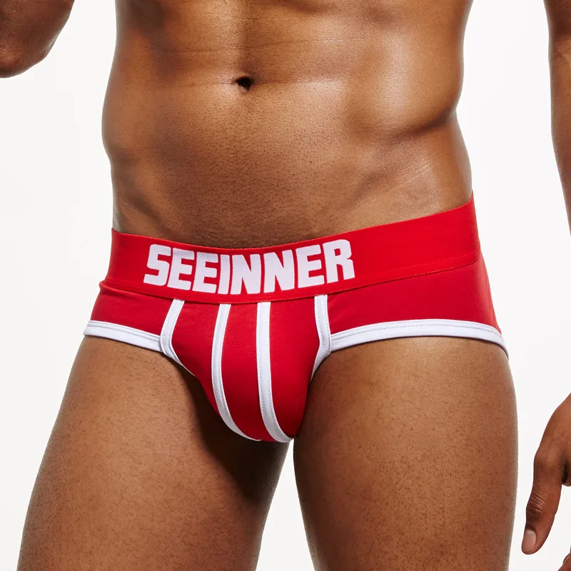 mens underwear briefs Sexy Male Panties Underwear Men's Briefs Shorts Cotton Slip Seeinner Gay Underpants U Convex Calzoncillos Hombre Slips Cuecas mens underwear
