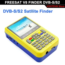 Freesat v8 Finder satellite meter DVB S2 Satellite Finder High Definition MPEG 2 MPEG 4 3