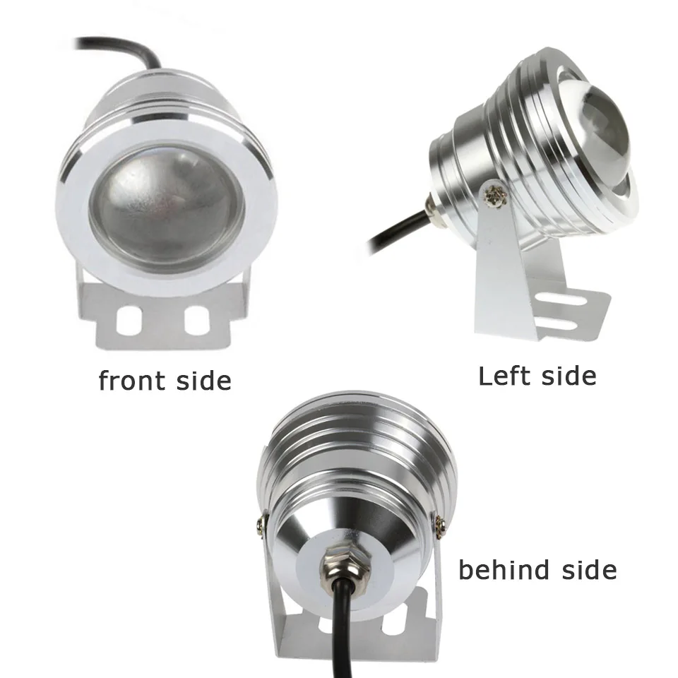 Светодиодный подводный прожектор с дистанционным управлением 10 Вт DC12V RGB лампа для ландшафтного сада фонтан Пруд IP68 водонепроницаемое наружное освещение