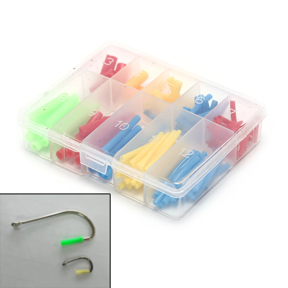 

1 Box Caps Protector Fishing Tool Durable Fishing Hooks Tube Jig Case Covers Bonnets Fishing Hooks