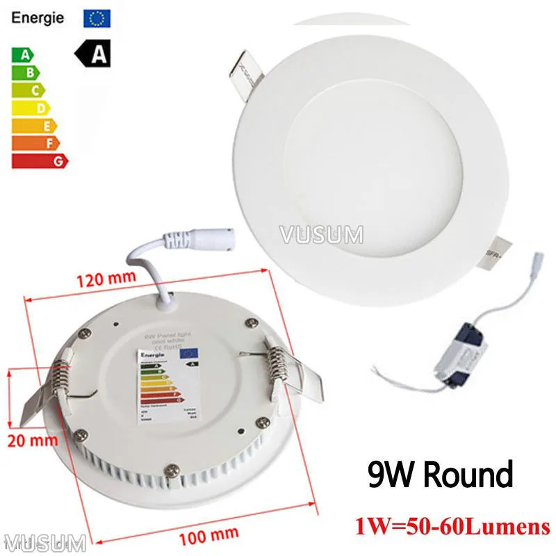 LED Ceiling Light Panel Light 6W 9W 12W 15W 18W 21W AC85-265V Indoor Lighting, Round/Square LED Light led panel light 2x4