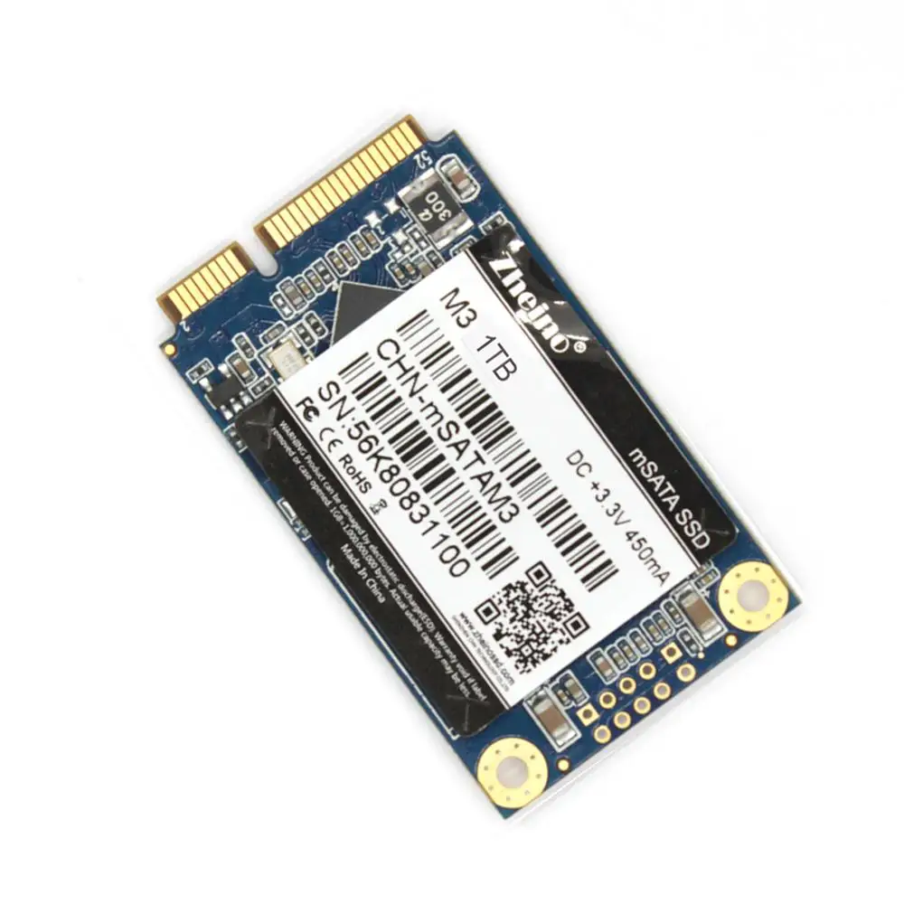 Zheino 3D mSATA 120 ГБ 240 ГБ 480 ГБ 128 ГБ 256 512 1 ТБ SSD TLC NAND флэш-память Внутренний твердотельный накопитель для ПК, ноутбука, настольного компьютера, сервера