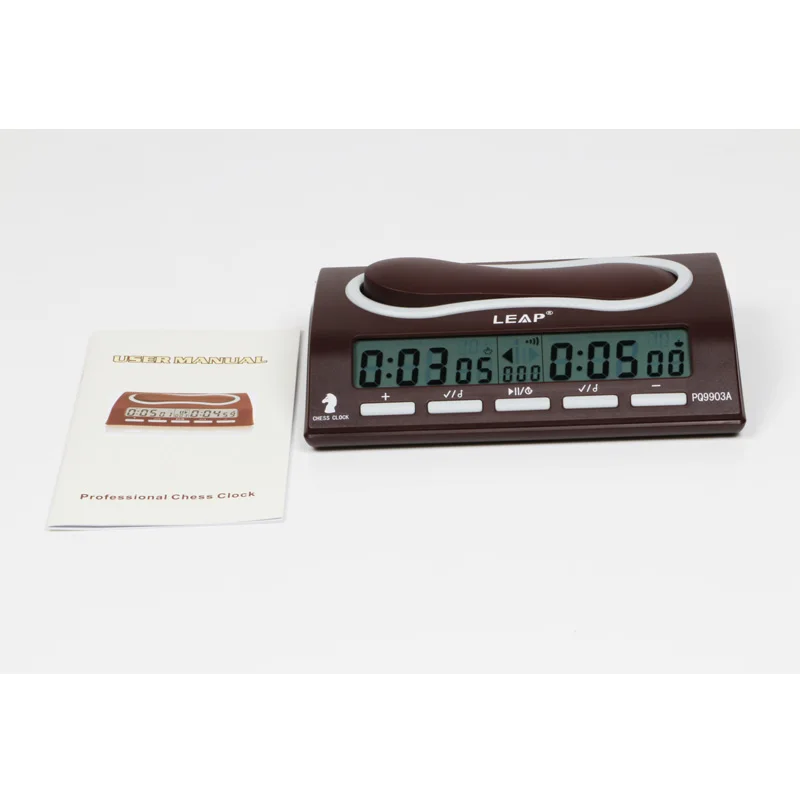 LEAP Professional Electronic Chess Clock Digital chess games Set Count down Timer Sports clocks Competition Bonus PQ9903