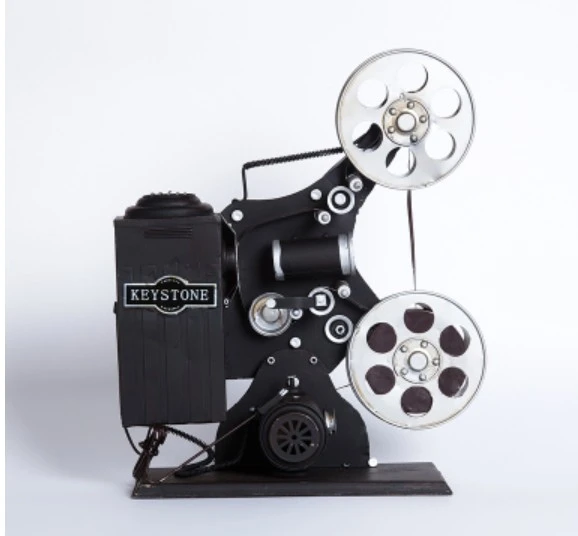 American Style Old-fashioned Movie Projector Model Display Props Creative  Old Souvenirs Wrought Iron Home Crafts Arts - Statues & Sculptures -  AliExpress