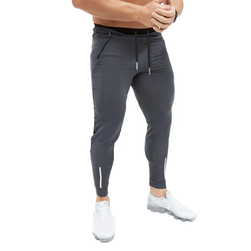 AKSR, брендовые штаны для бега, мужские хлопковые повседневные штаны для фитнеса, бодибилдинга, обтягивающие спортивные штаны, спортивные штаны, длинные штаны