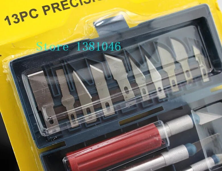 

13pcs/Box Craft Hobby Utility Knife Triming Paper Cutter Set