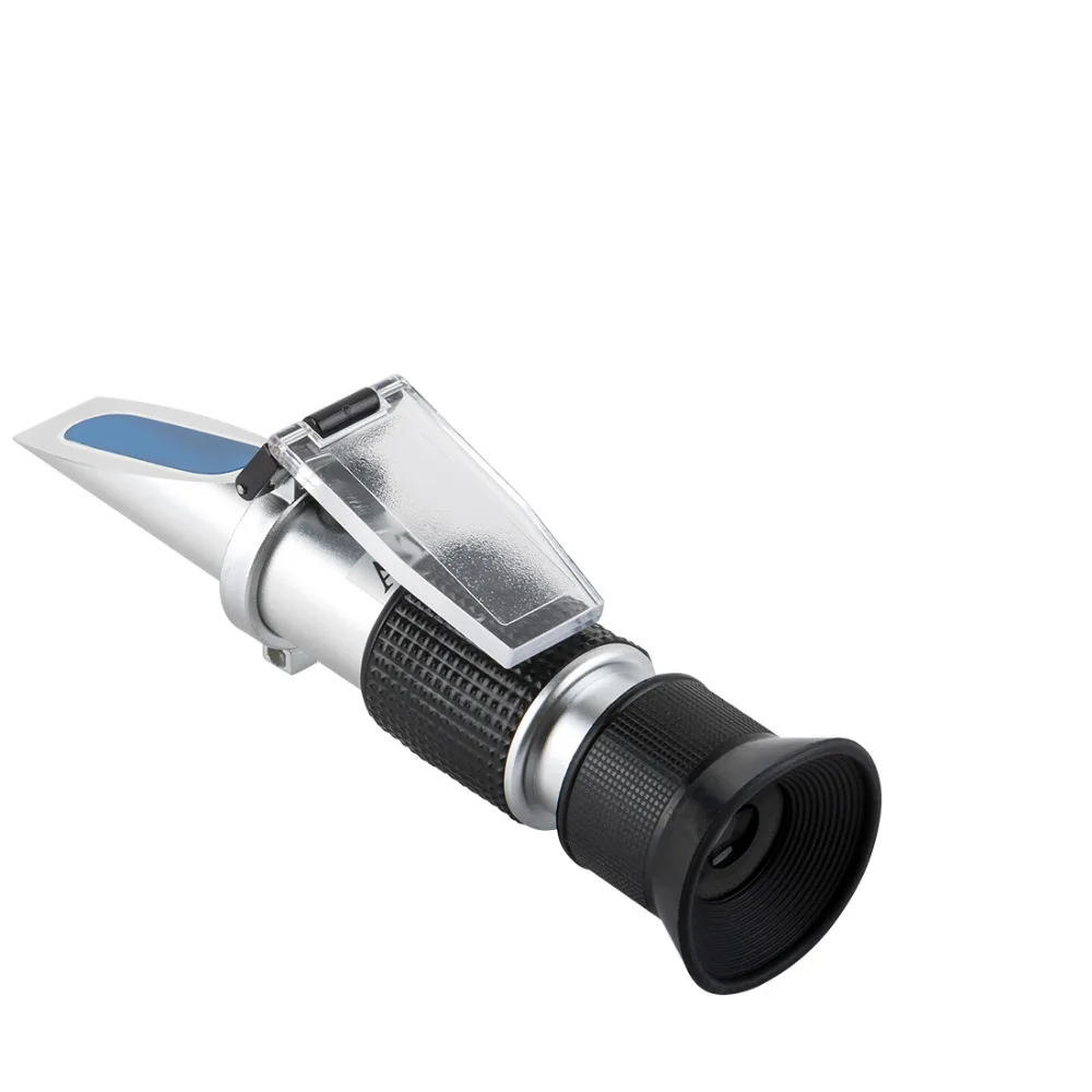 

Hand Held Engine Fluid Glycol Point Refractometer With ATC Tester Tool Car Battery Antifreeze Freezing 0-40%