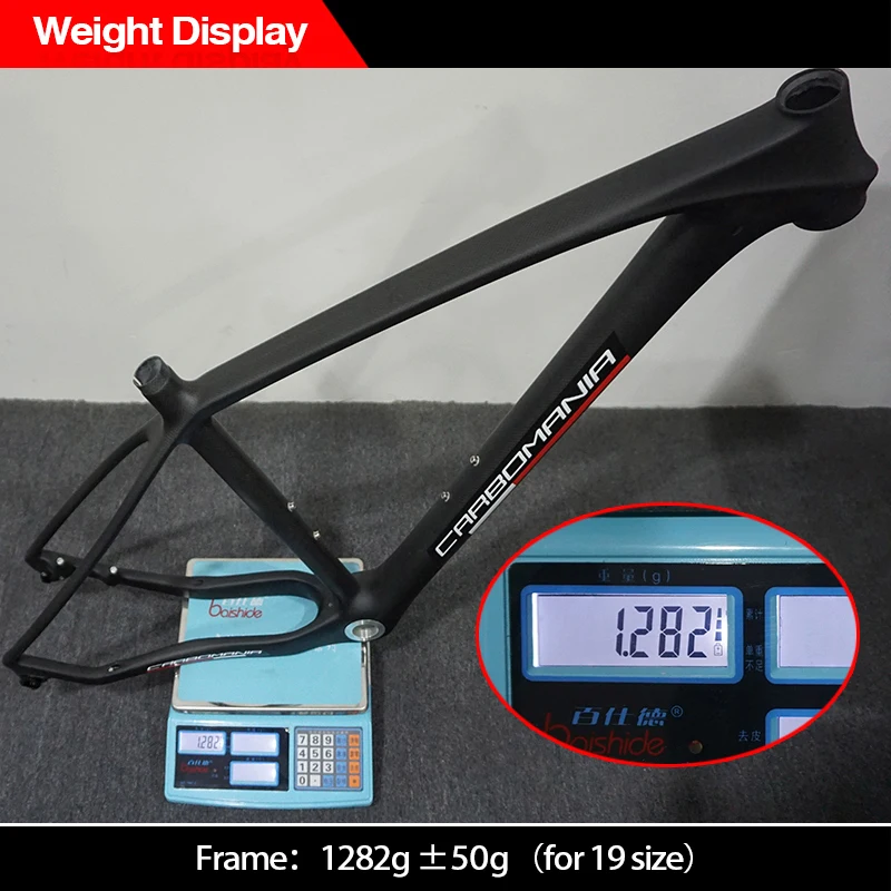 Top carbomania Carbon Mountain Bike Frame 29er Chinese Carbon mtb Bicycle Frame T800 Carbon Fibre Frame Bike 29inch carbon frame BSA 5