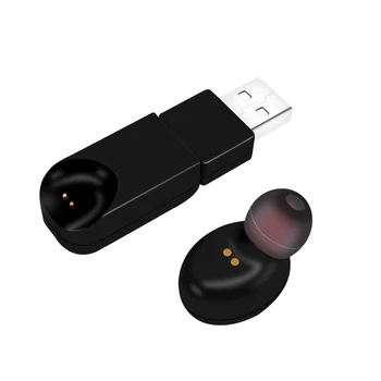 

Wireless Bluetooth Earphone Noise Canceling Earbud Business Bluetooth Earpiece with USB Charger Dock Mini Headset with Mic
