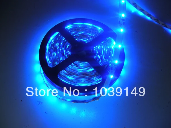 Не обладает водонепроницаемостью: IP20, гибкие светодиодные полосы 3528 60 Светодиодный s/M Полоски голубой цвет светодиодный полоски, 5 м/рулон