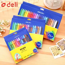 Для кулинарно-деликатесной продукции 12/18/24 Цветные Восковые Мелки масляной живописи Stick художник рисунок пером карандаш масляная пастель школьные канцелярские товары для рукоделия 72061/62/63