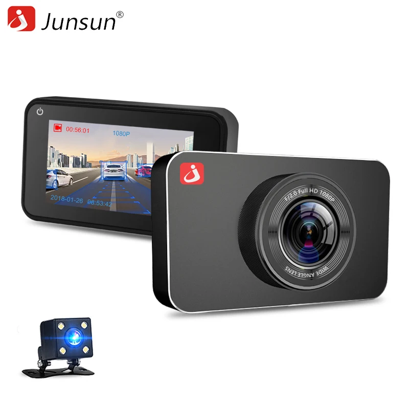 Junsun H9 Super Night Vision Car DVR Camera ADAS/LDWS FHD 1296P/1080P 3 \
