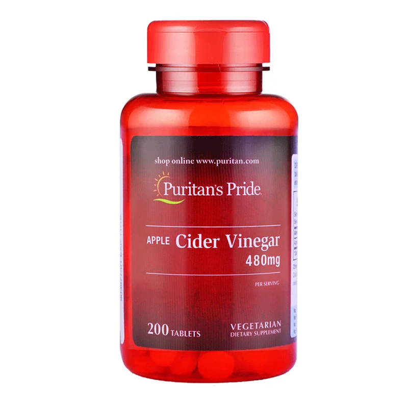 

Free Shipping Cider Vinegar 480 mg 200 pcs
