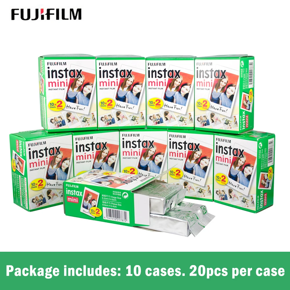 

Fujifilm instax mini9 Fuji instsnt photo 200 sheet for mini8 mini9 7s 25 50s 90 Instant Camera Paper