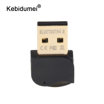 

kebidumei Mini Wireless Bluetooth 4.0 Adapter USB Dongle Transmitter Receiver Dual Mode for PC Bluetooth Adapter Free driver