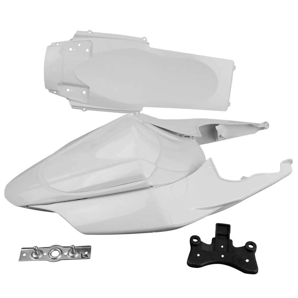 For Suzuki GSXR 1000 GSXR1000 K7 Tail Rear Fairing Bodykit 2007 2008 Injection Mold Motorbike Part ABS Plastic Unpainted White For Suzuki GSXR 1000 GSXR1000 K7 Tail Rear Fairing Bodykit 2007 2008 Injection Mold Motorbike Part ABS Plastic Unpainted White