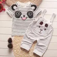 Летняя Детская Костюмы комплект детской одежды с изображением персонажей из мультфильма «Большой майки с глазами+ Шорты мальчиков 2 шт./компл. новогодние костюмы для мальчиков QHX002