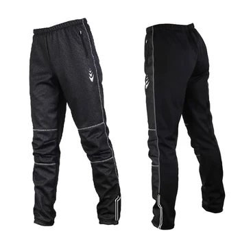 

Cycling Pants Men Fleece Thermal Windproof Cycling Long Pants Male Autumn Winter MTB Road Bike Downhill Riding Trousers Tights