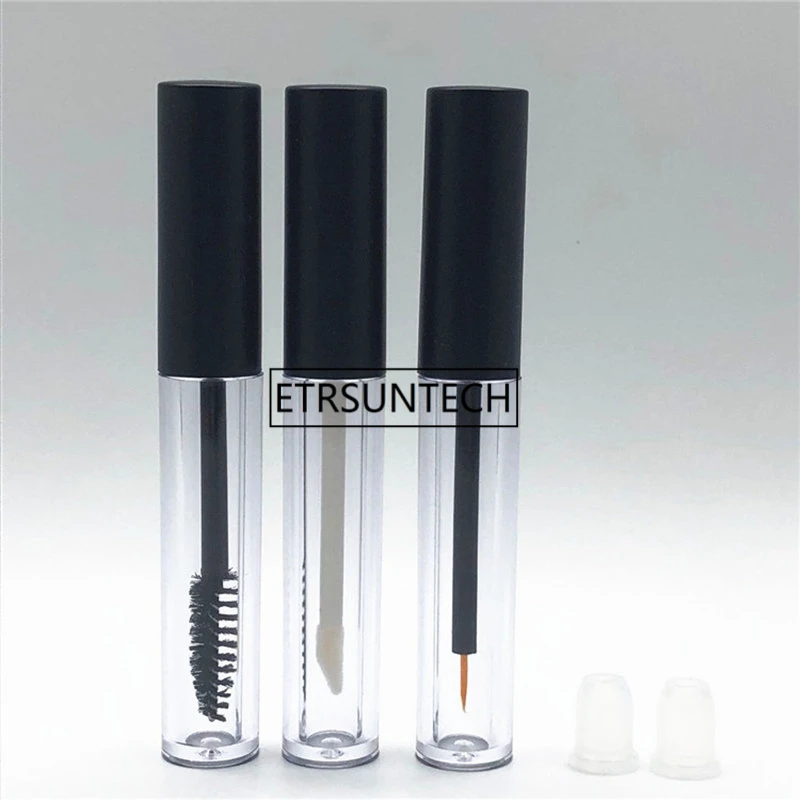 

3.5-4ml Portable Empty Tubes Plastic Eyeliner Lip Gloss Mascara Tubes For Refillable Bottles F1836