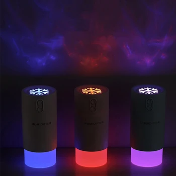 ポータブル支店加湿器usb超音波噴霧器ミストメーカーアロマディフューザー夜の光ホームオフィスミュート車の空気清浄機