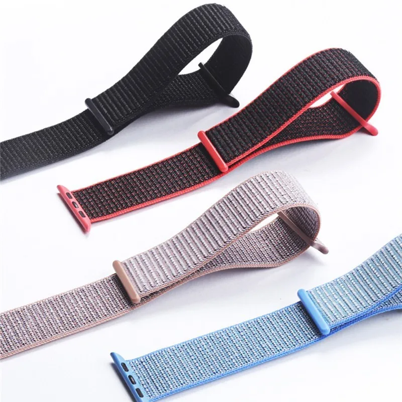 22 мм 20 нейлоновый ремешок для Xiaomi Amazfit Bip Pace на запястье нейлоновая липучка Смарт