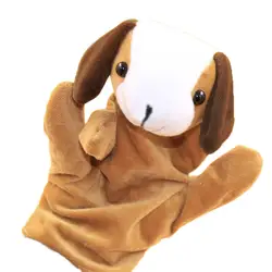 Горячая ребенок зоопарк фермы животных ручной перчатки кукольный палец мешок Детская плюшевая игрушка Kawaii милый подарок на день рождения