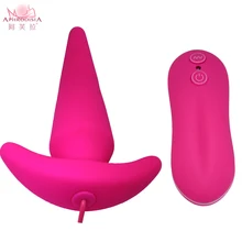 APHRODISIA Probe Vibrating Anal Plug,remote control Butt Plug,Anal Butt Plug Toys for Male & Female Erotic Sexy Adult Product