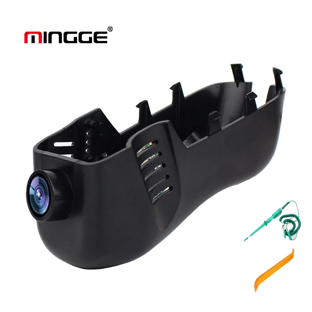 

MINGGE WiFi Car Dash Camera for VW Volkswagen Touareg 1080P HD Driving Recorder G-Sensor WDR Loop Recording Hidden Type