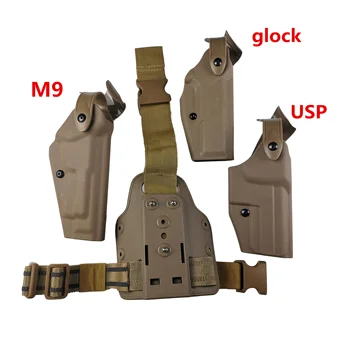 

Tactical Safariland Gear Beretta M9 /USP/glock17 19 Airsoft Gun Holster Polyurethane Glockck Belt Holster Pistol Waist Holster