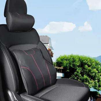 

Top Layer Leather Headrest Waist Lumbar support For Subaru Forester XV 2018 19 AB373