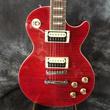 

Custom shop ,59 R9 Tiger Flame slash guitar electric guitar Standard LP RED gitaar,Chibson supreme guitarra.
