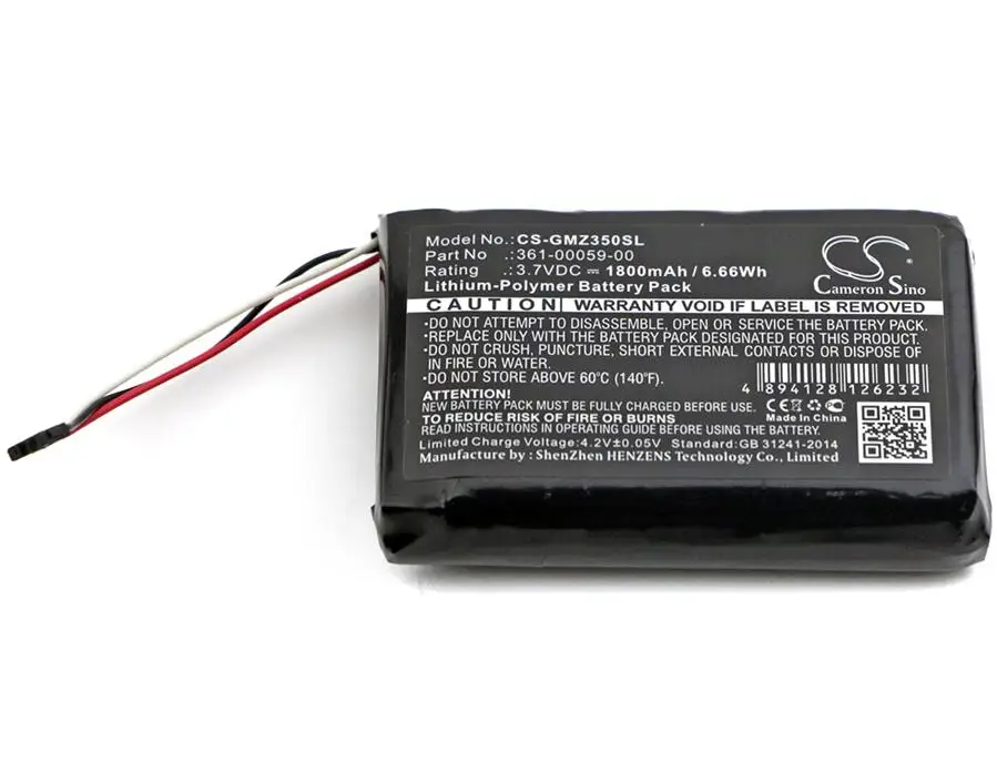 Аккумулятор Cameron Sino 1800mah для аккумуляторов GARMIN ZUMO 350LM 361 00059 00|Аккумуляторы
