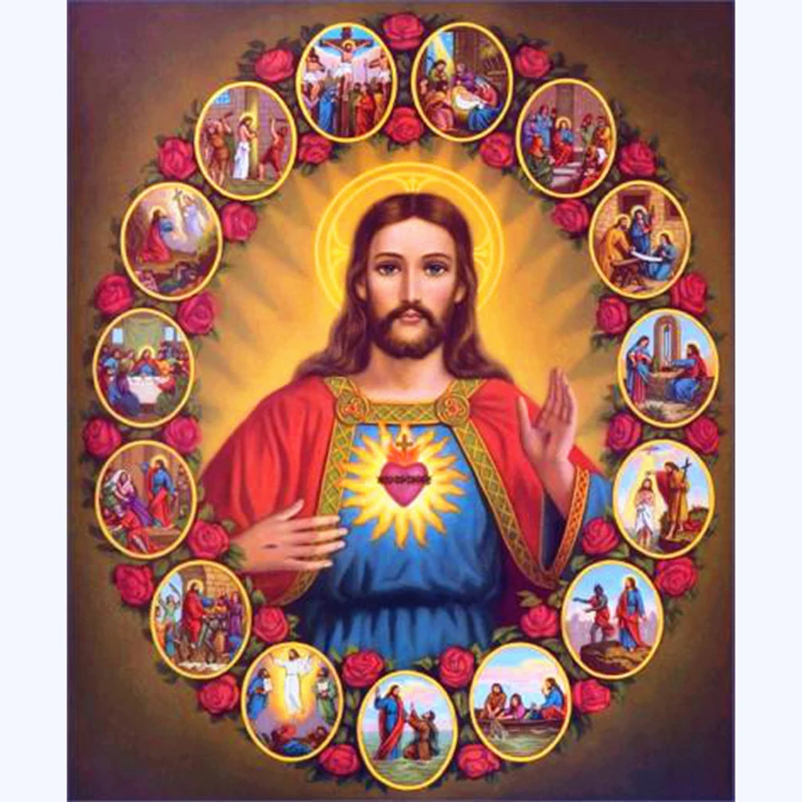 5d diy diamond painting Religious Jesus diamond embroidery diamond