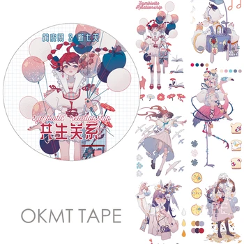 

Symbiosis Relationship Washi Tape Girl Scrapbooking Decoration Material