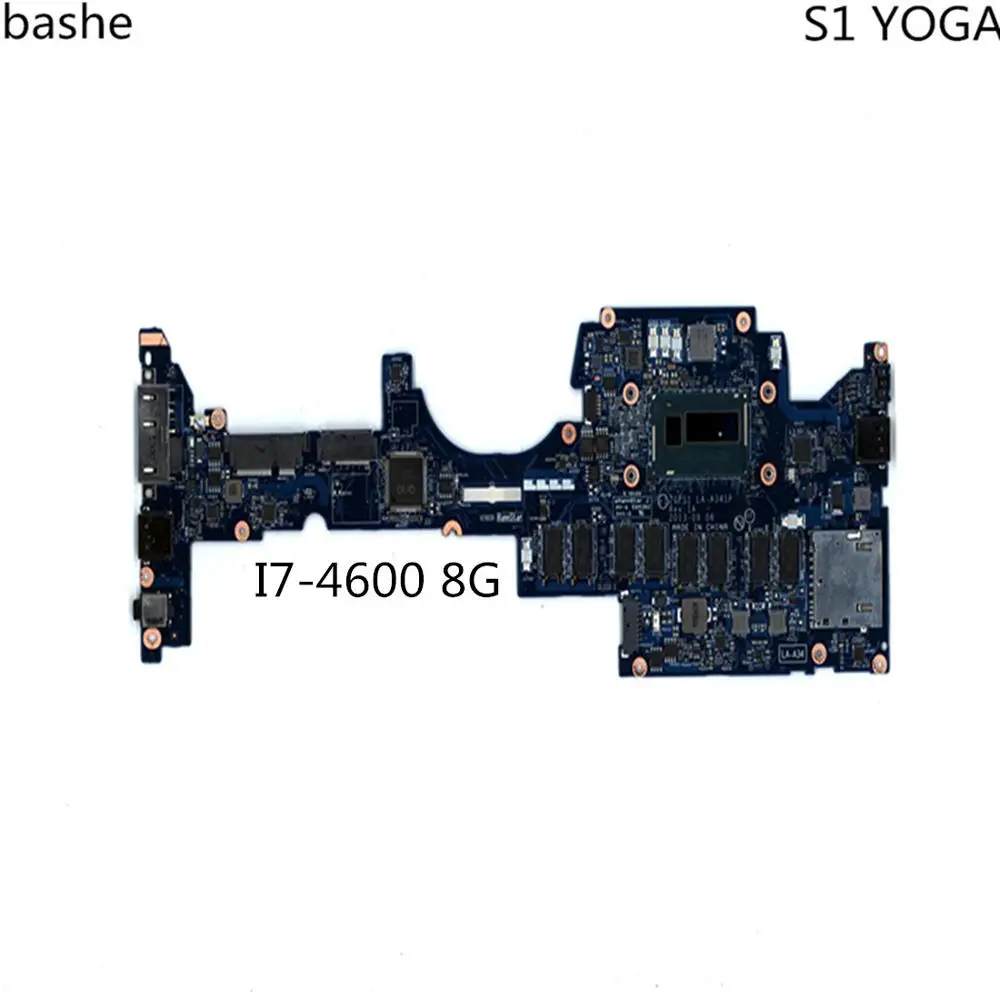 

For Lenovo ThinkPad S1 YOGA laptop motherboard i7-4600 8G FRU:00HT151 motherboard nm-a341 full test free delivery