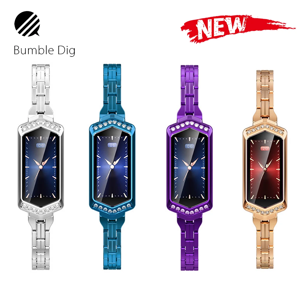 

B78 Smart Watch Women Fitness bracelet Heart Rate tracker Monitor blood pressure oxygen smartwatch band best gift