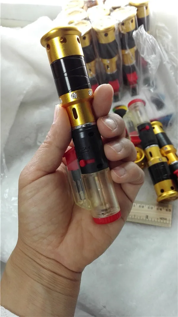 1 pcs free shipping refillable butane gas cigarette lighter refilled