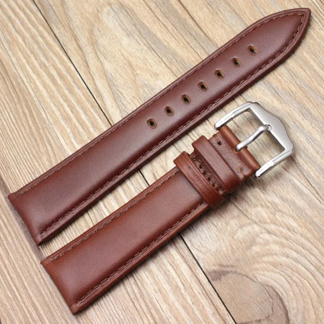 Buy High Quality Genuine Leather Watch Band Strap Black Brown 18mm 19mm 20mm