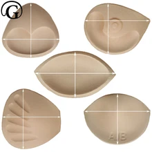 Бюстгальтеры бикини PRAYGER 4 шт Купальники усилитель атлет новые женские съемные вставки с эффектом пуш-ап подушечки аксессуары бюстгальтер чашки