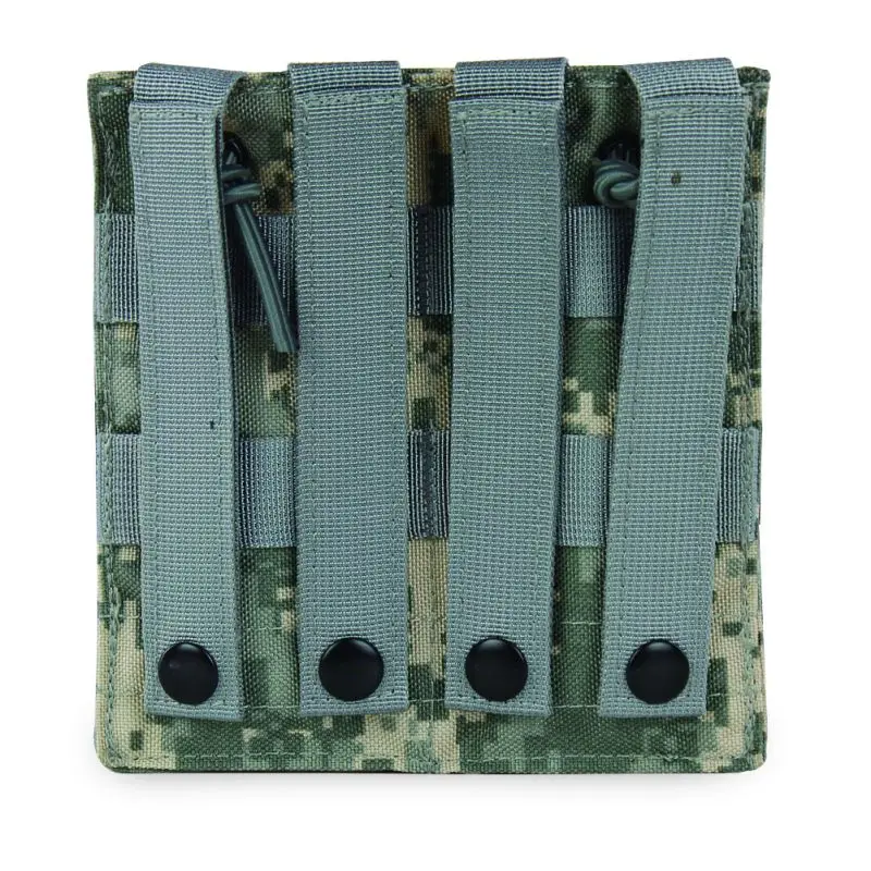 02 тактический Молл двойной открытый Топ подсумок M4/M16 подсумок для журналов Военный Набор для пейнтбола жилет аксессуар