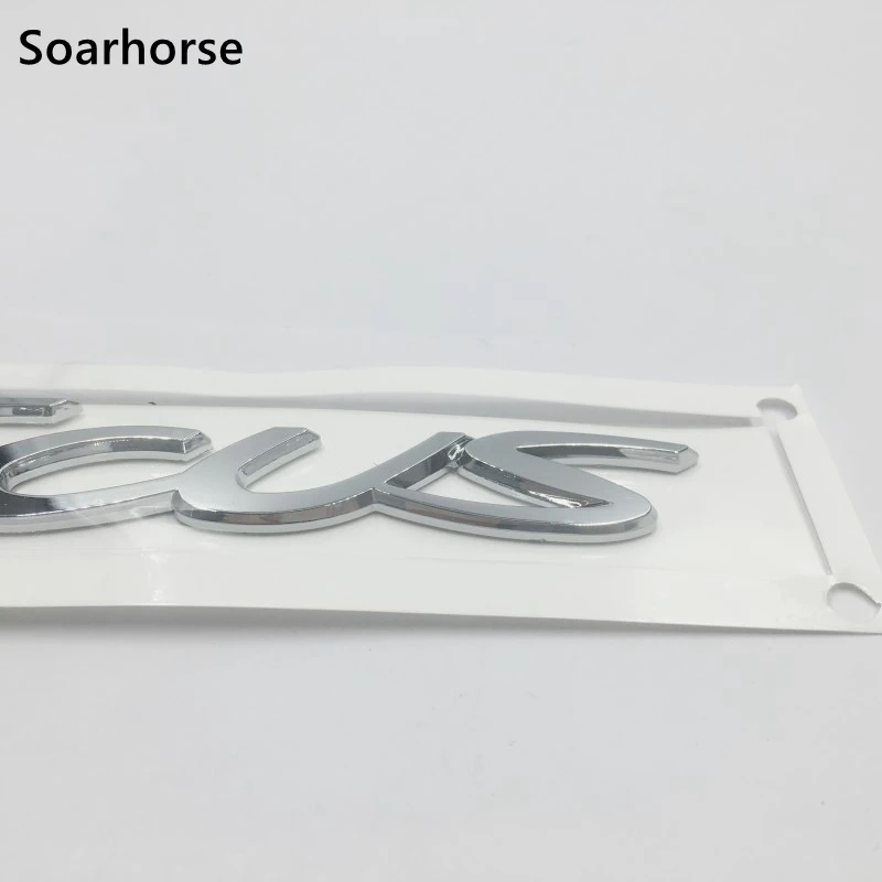 Soarhorse стиль для Ford Focus автомобиля Задняя Крышка багажника хром эмблема логотип знак табличка