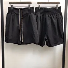 19ss Оуэн сейк мужские повседневные короткие шаровары водонепроницаемый Готический стиль мужская одежда треники летние женские свободные черные шорты размер XL