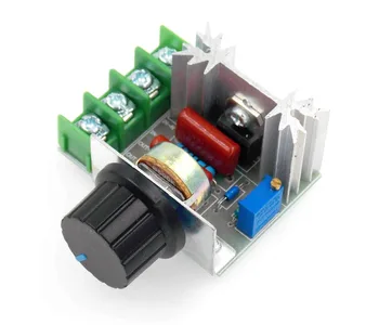 

AC 220V 2000W SCR Voltage Regulator Dimming Dimmers Motor Speed Controller Thermostat Electronic Voltage Regulator Module