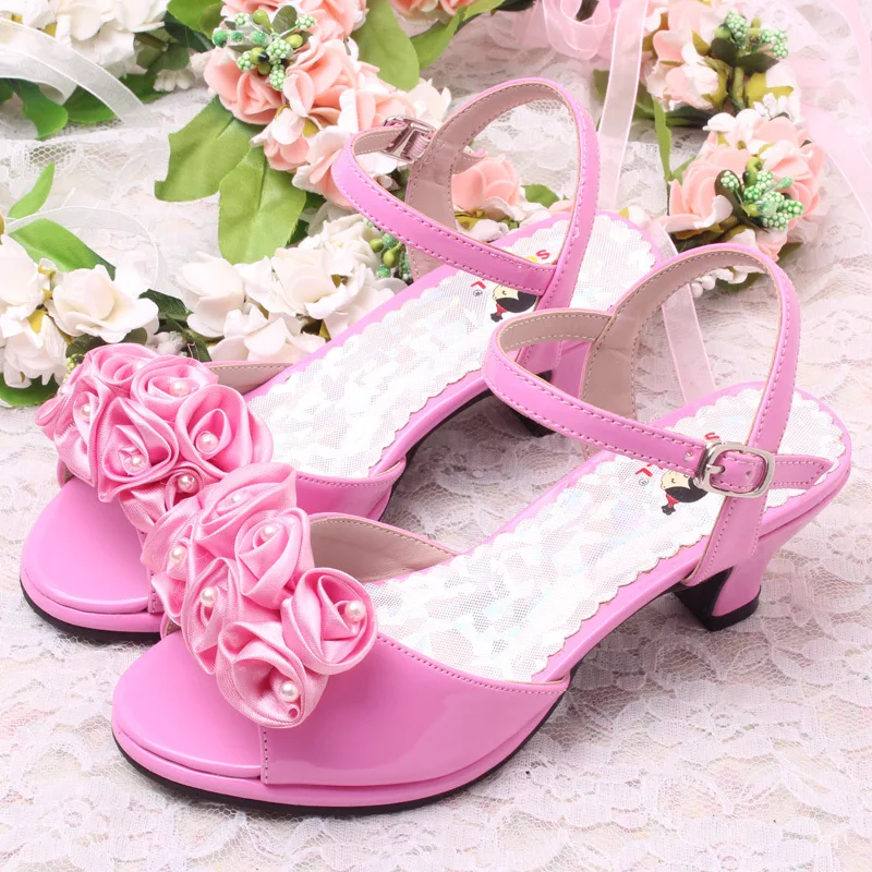 girls pink sandals
