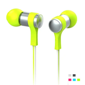 Wallytech WEA-118 earphone silver + green