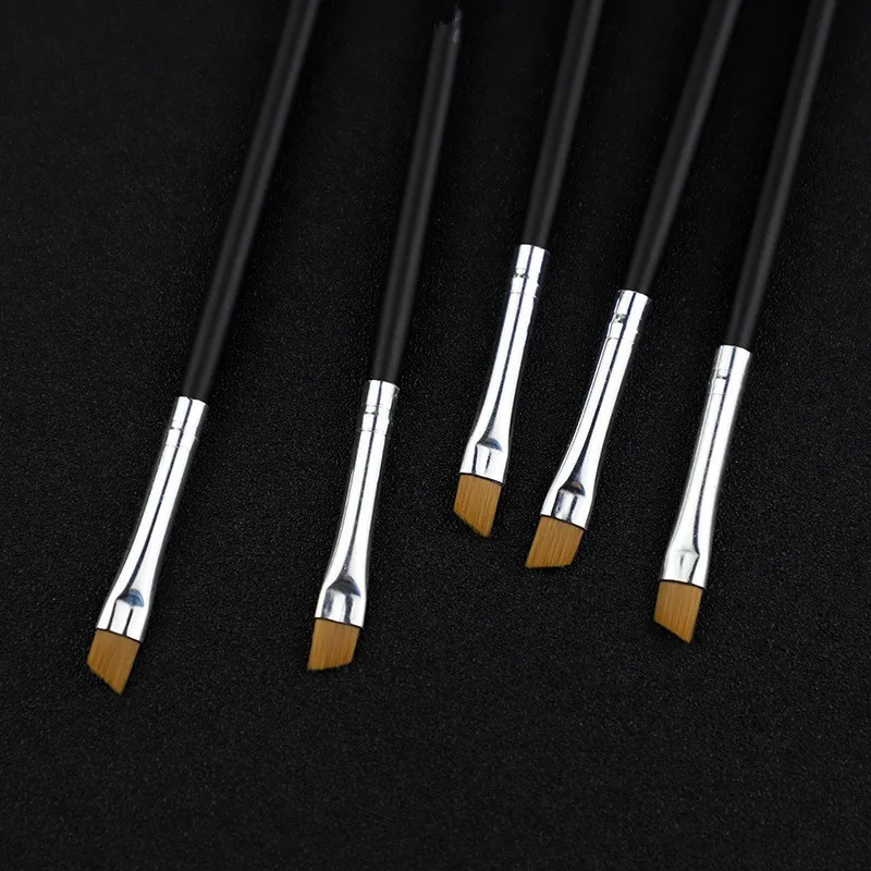 2Pcs Makeup Brush Cosmetic Brushes Kabuki Face Nose Brushes Concealer Foundation Eyebrow Eyeliner Blush Powder Makeup Tool